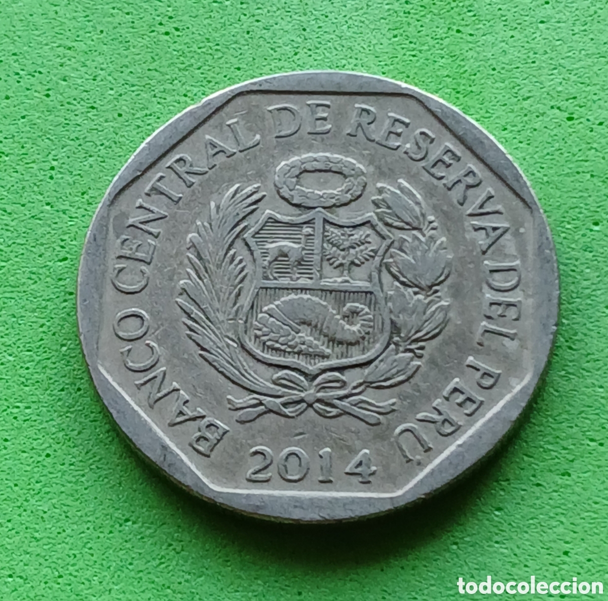 Monedas antiguas de Am&eacute;rica: Per&uacute; 1 nuevo sol 2014 km#366