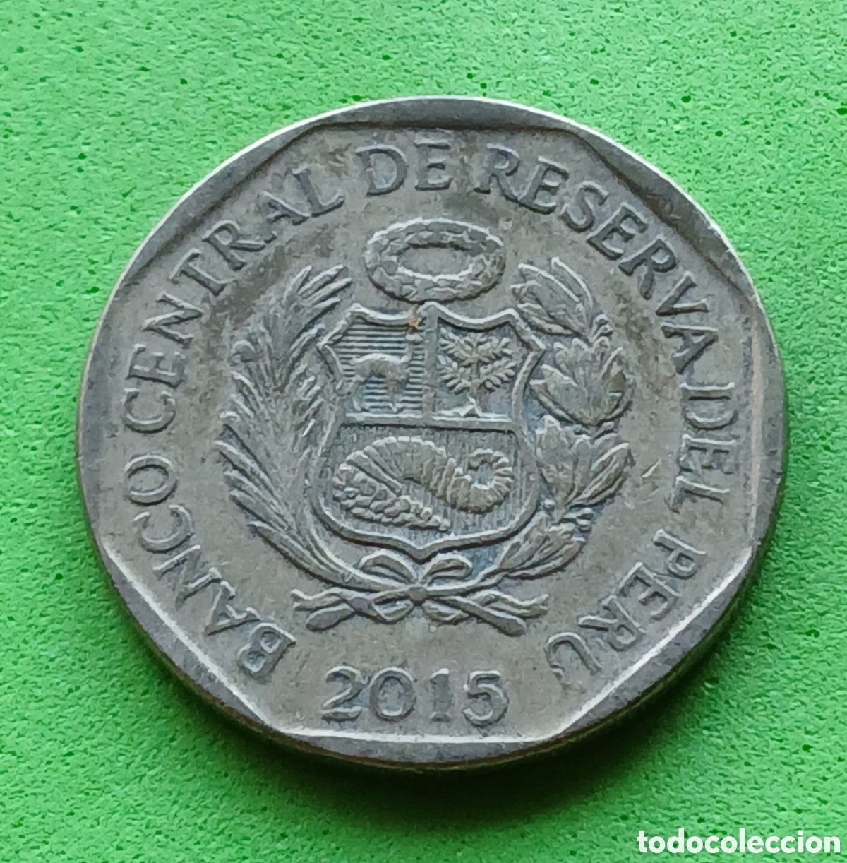 Monedas antiguas de Am&eacute;rica: Per&uacute; 1 nuevo sol 2015 km#366