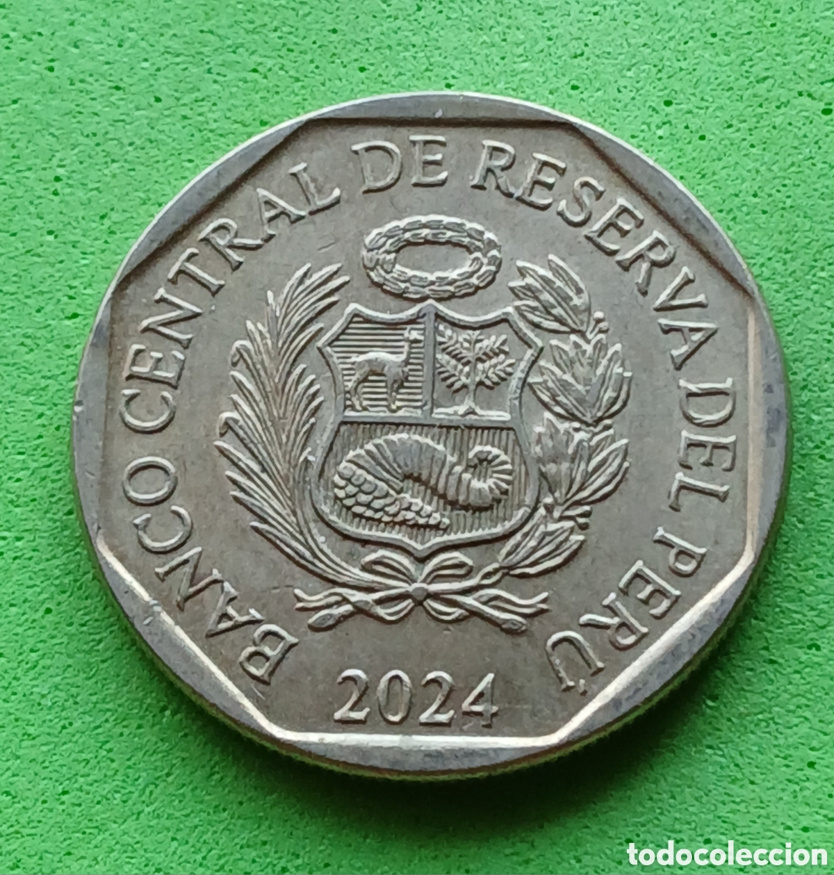 Monedas antiguas de Am&eacute;rica: Per&uacute; 1 sol 2024 km#395