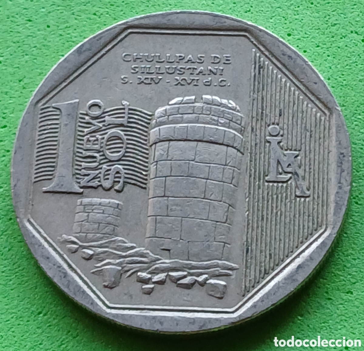 Monedas antiguas de Am&eacute;rica: Per&uacute; 1 nuevo sol 2011 km#345 Chullpas de Sillustani
