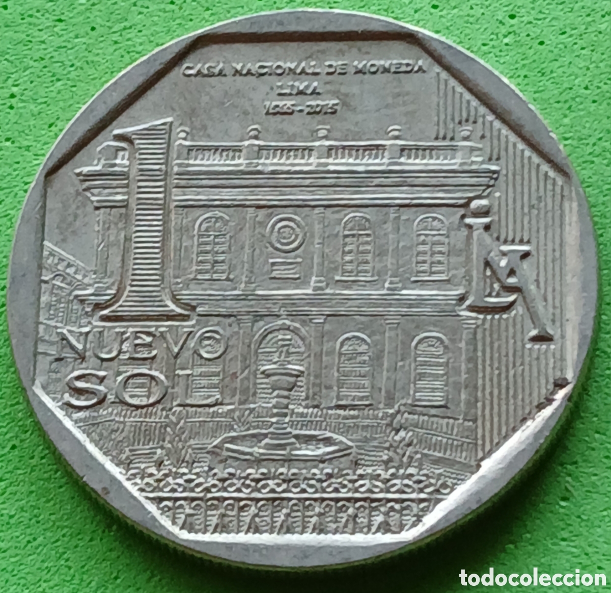Monedas antiguas de Am&eacute;rica: Per&uacute; 1 nuevo sol 2015 km#390 Ceca Nacional