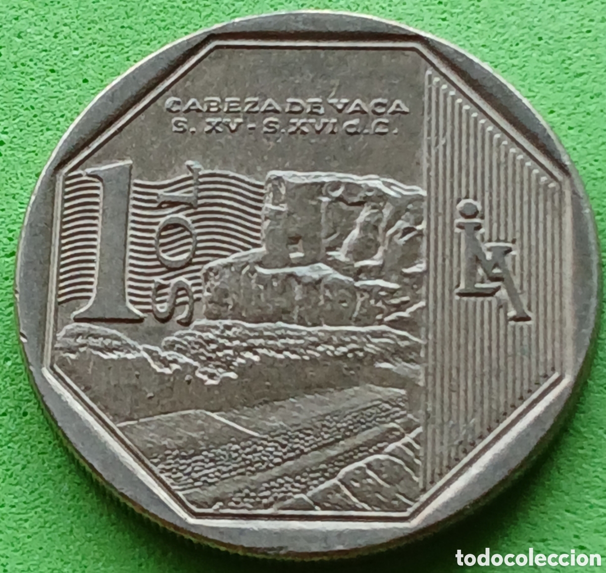 Monedas antiguas de Am&eacute;rica: Per&uacute; 1 sol 2016 km#396 Cabeza de Vaca
