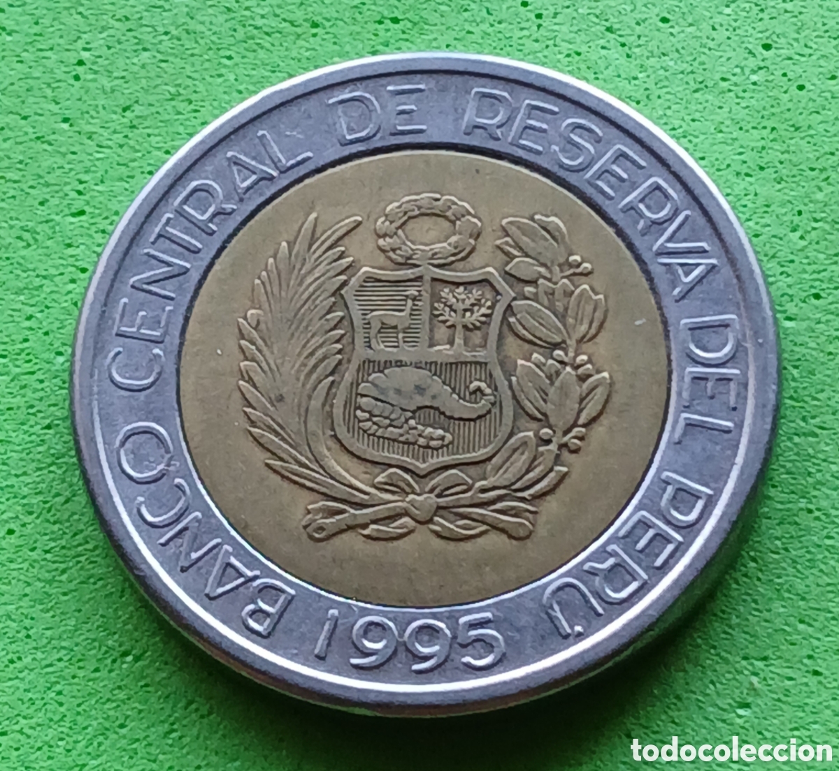 Monedas antiguas de Am&eacute;rica: Per&uacute; 2 nuevos soles 1995 km#313