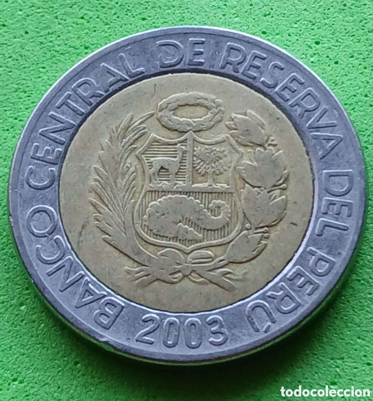 Monedas antiguas de Am&eacute;rica: Per&uacute; 2 nuevos soles 2003 km#313