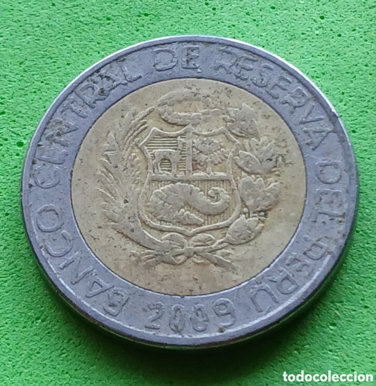 Monedas antiguas de Am&eacute;rica: Per&uacute; 2 nuevos soles 2009 km#313