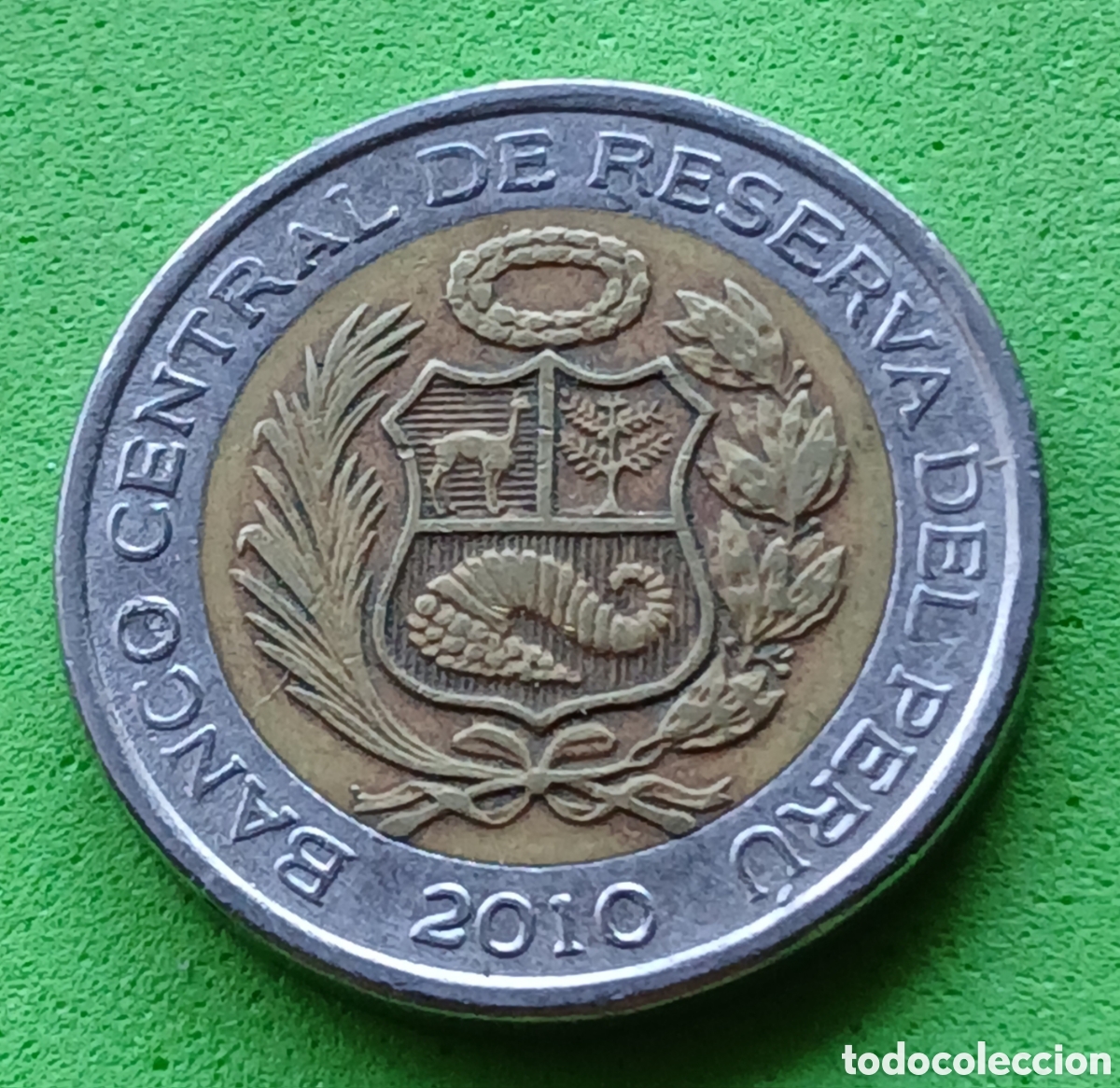 Monedas antiguas de Am&eacute;rica: Per&uacute; 2 nuevos soles 2010 km#343