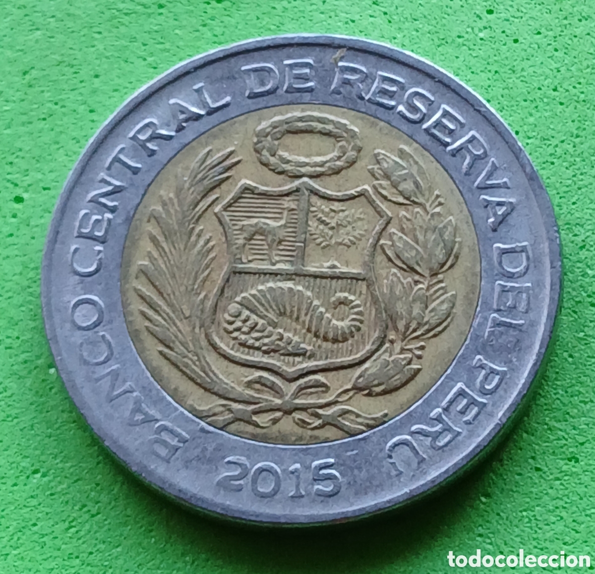 Monedas antiguas de Am&eacute;rica: Per&uacute; 2 nuevos soles 2015 km#343