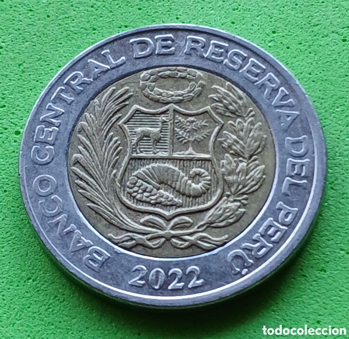 Monedas antiguas de Am&eacute;rica: Per&uacute; 5 soles 2022 km#402