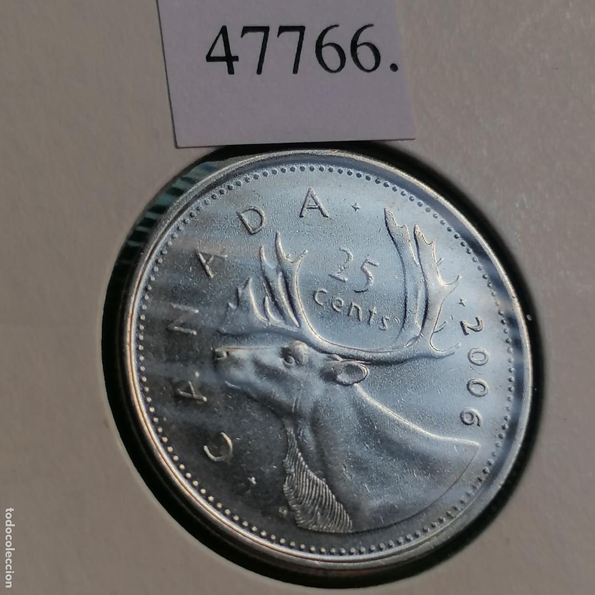 Monedas antiguas de Am&eacute;rica: Canad&aacute; 25 c&eacute;ntimos 2006