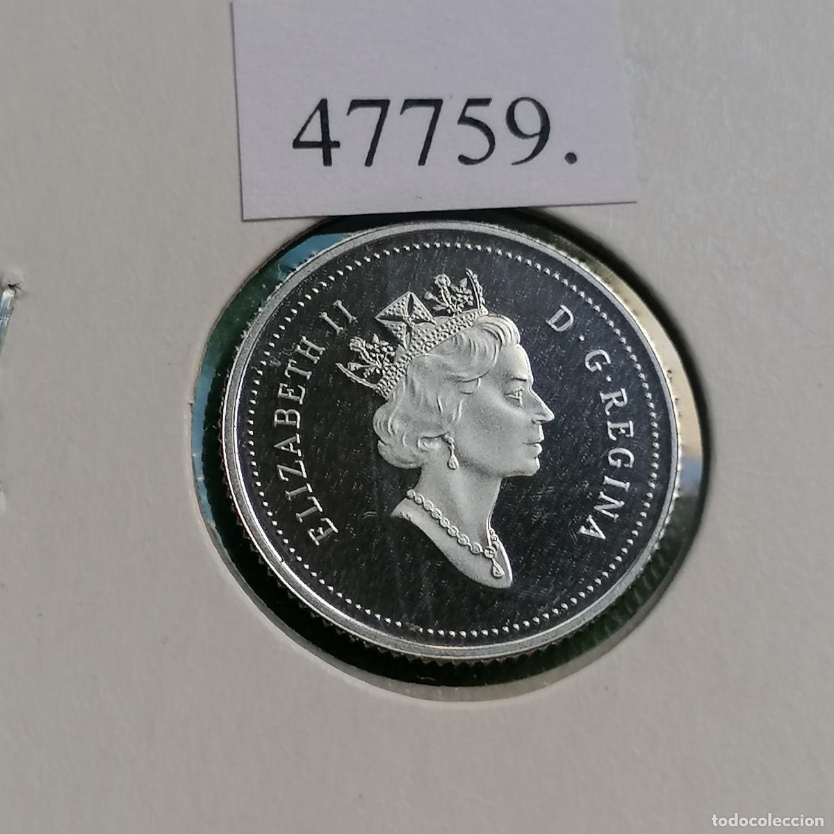 Monedas antiguas de Am&eacute;rica: Canad&aacute; 10 c&eacute;ntimos 1995
