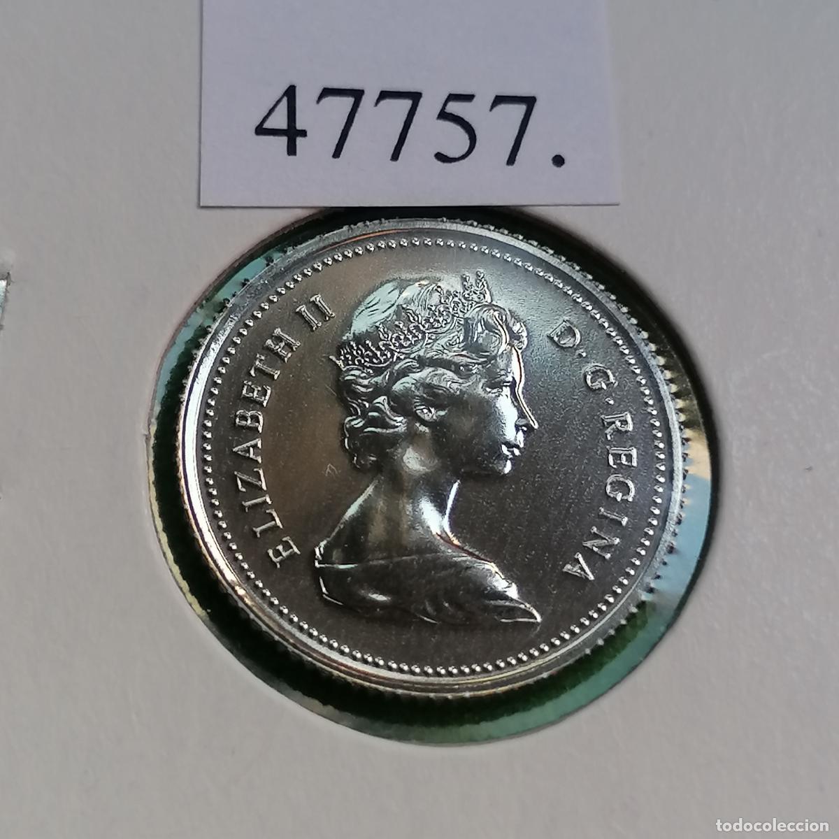 Monedas antiguas de Am&eacute;rica: Canad&aacute; 10 c&eacute;ntimos 1979 - Foto 2