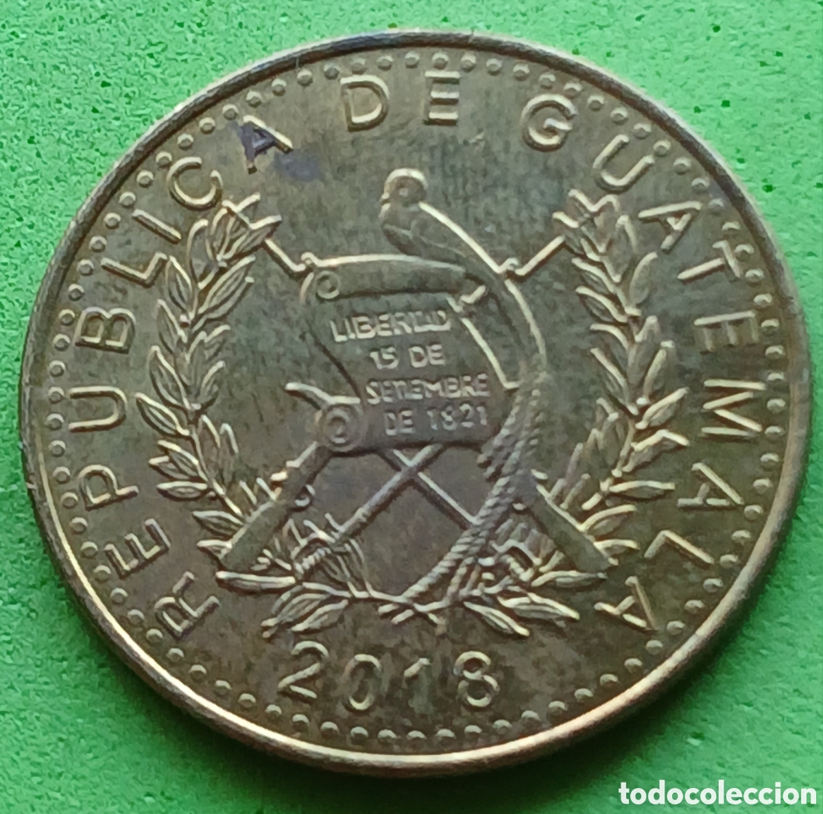 Monedas antiguas de Am&eacute;rica: Guatemala 1 quetzal 2018 km#284a