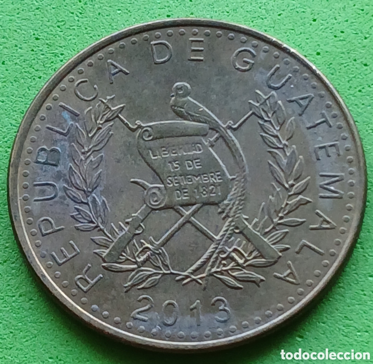 Monedas antiguas de Am&eacute;rica: Guatemala 1 quetzal 2013 km#284a