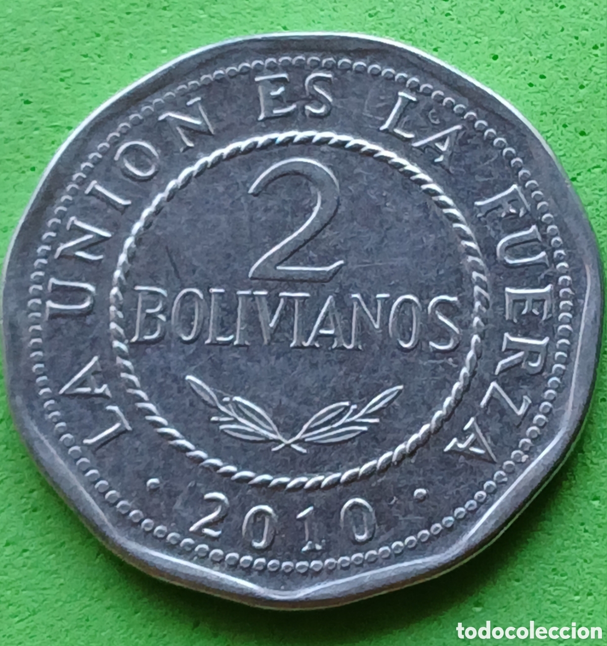 Monedas antiguas de Am&eacute;rica: Bolivia 2 bolivianos 2010 km#218