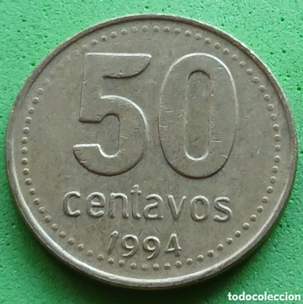 Monedas antiguas de Am&eacute;rica: Argentina 50 centavos 1994 km#111