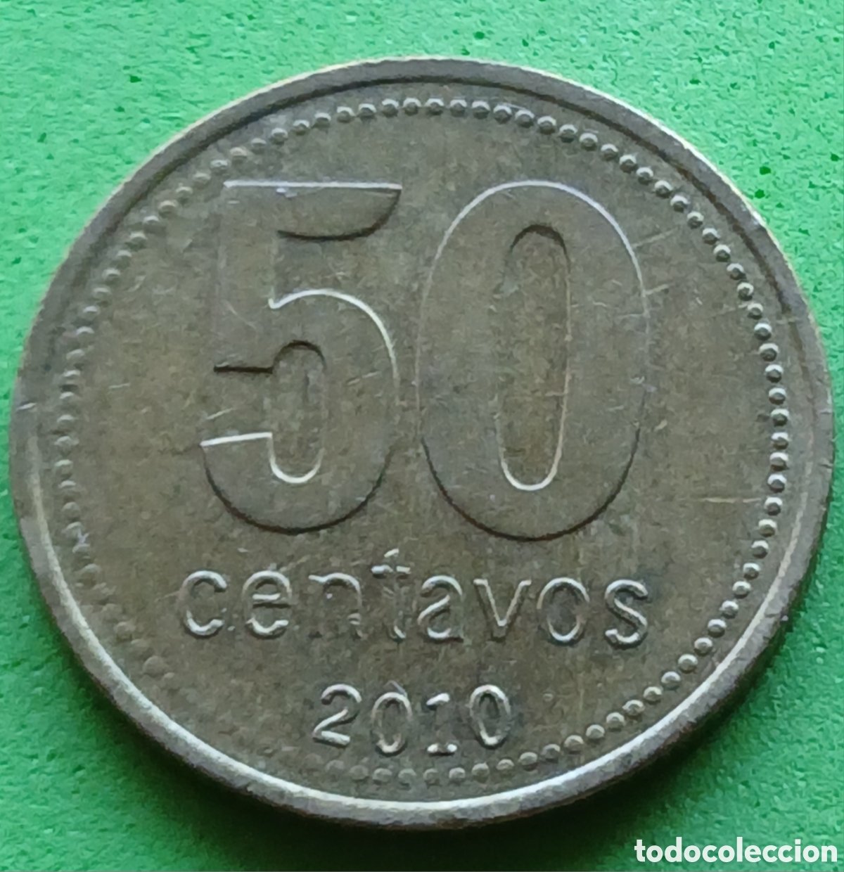 Monedas antiguas de Am&eacute;rica: Argentina 50 centavos 2010 km#111