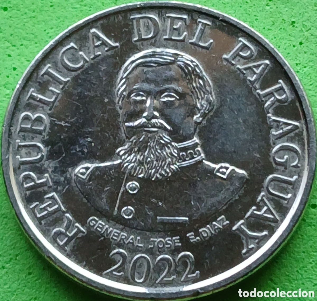 Monedas antiguas de Am&eacute;rica: Paraguay 100 guaran&iacute;es 2022 km#177b poco com&uacute;n