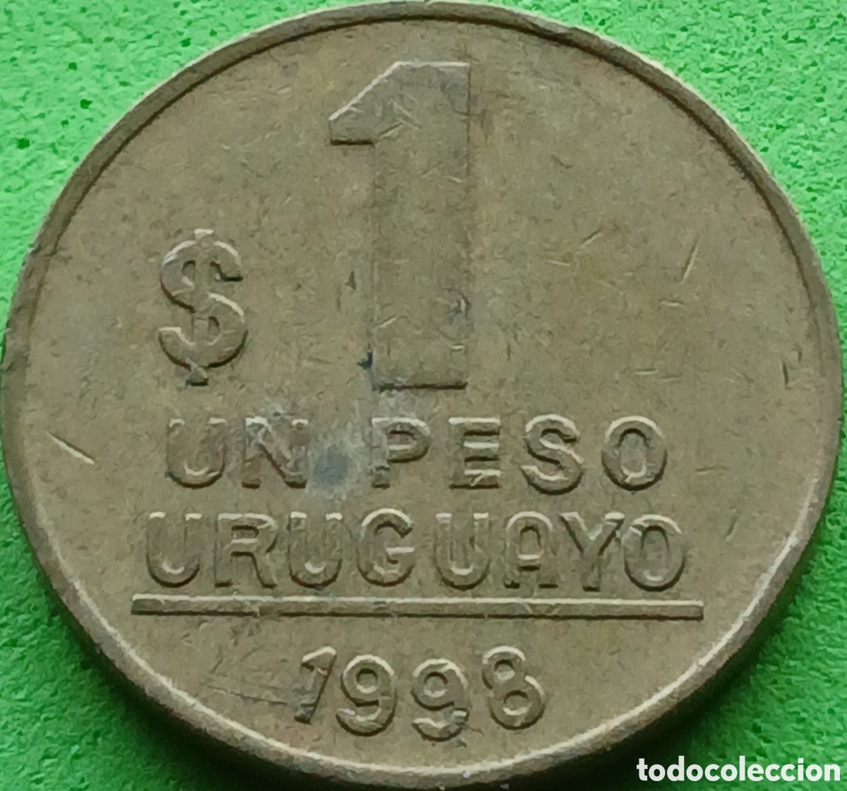 Monedas antiguas de Am&eacute;rica: Uruguay 1 peso 1998 km#103.2