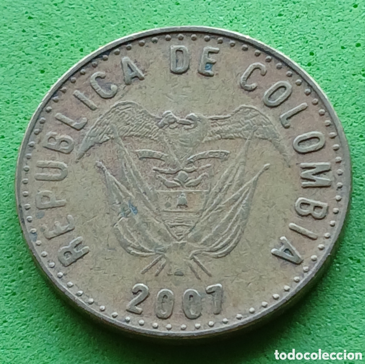 Monedas antiguas de Am&eacute;rica: Colombia 100 pesos 2007 km#285
