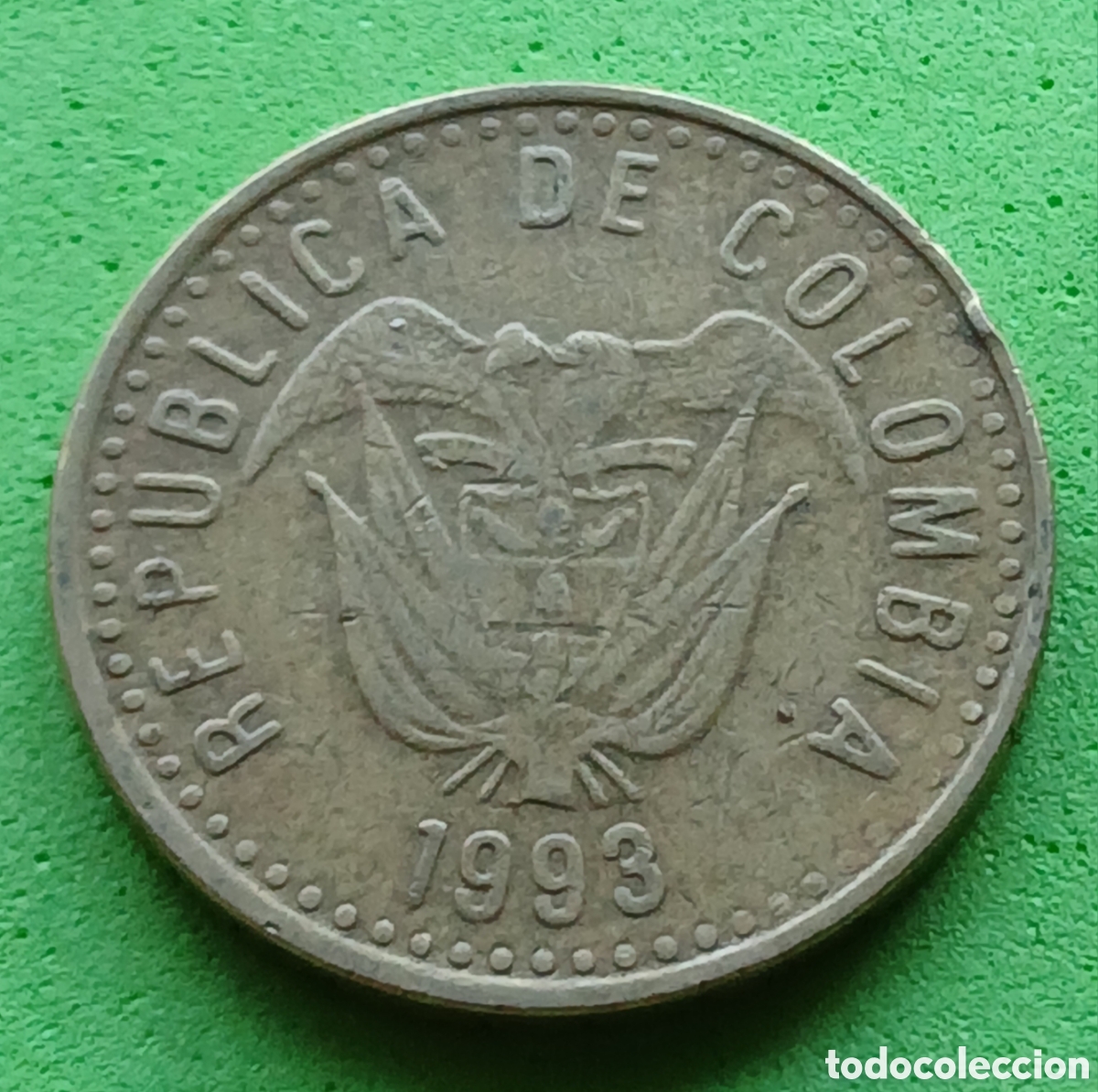 Monedas antiguas de Am&eacute;rica: Colombia 100 pesos 1993 km#285