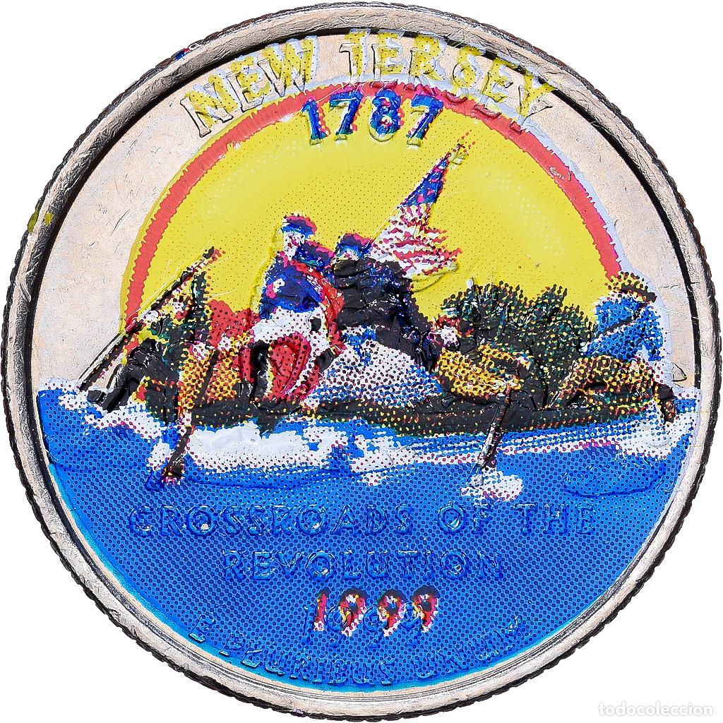 Monedas antiguas de Am&eacute;rica: [#1529692] Estados Unidos, Quarter, Quarter Dollar, 1999, Philadelphia, NEW JERSEY, Cobre -