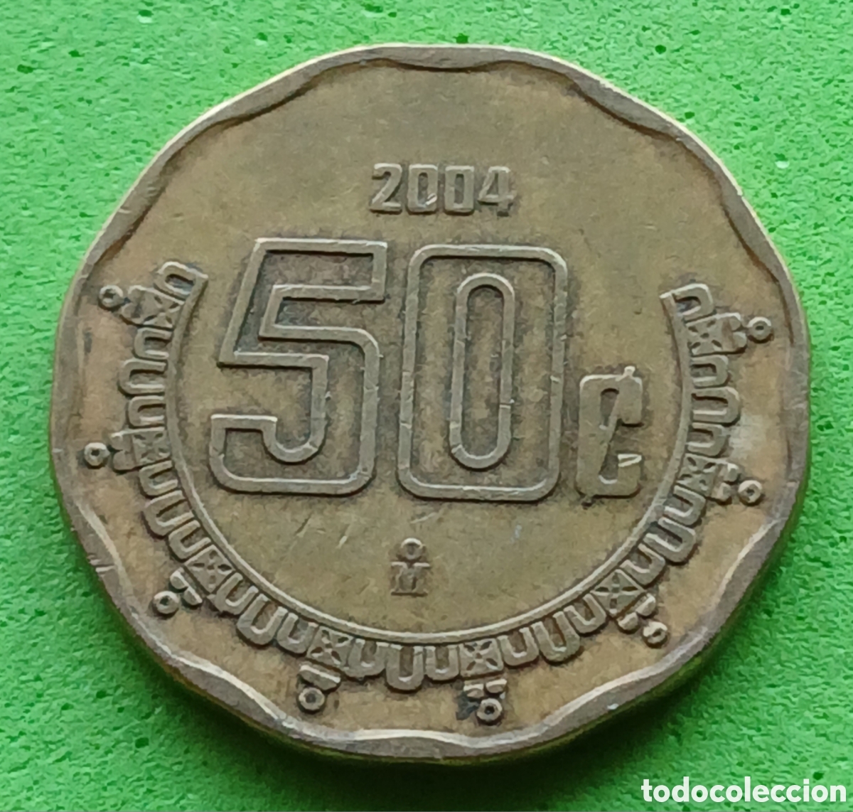 Monedas antiguas de Am&eacute;rica: M&eacute;xico 50 centavos 2004 km#549