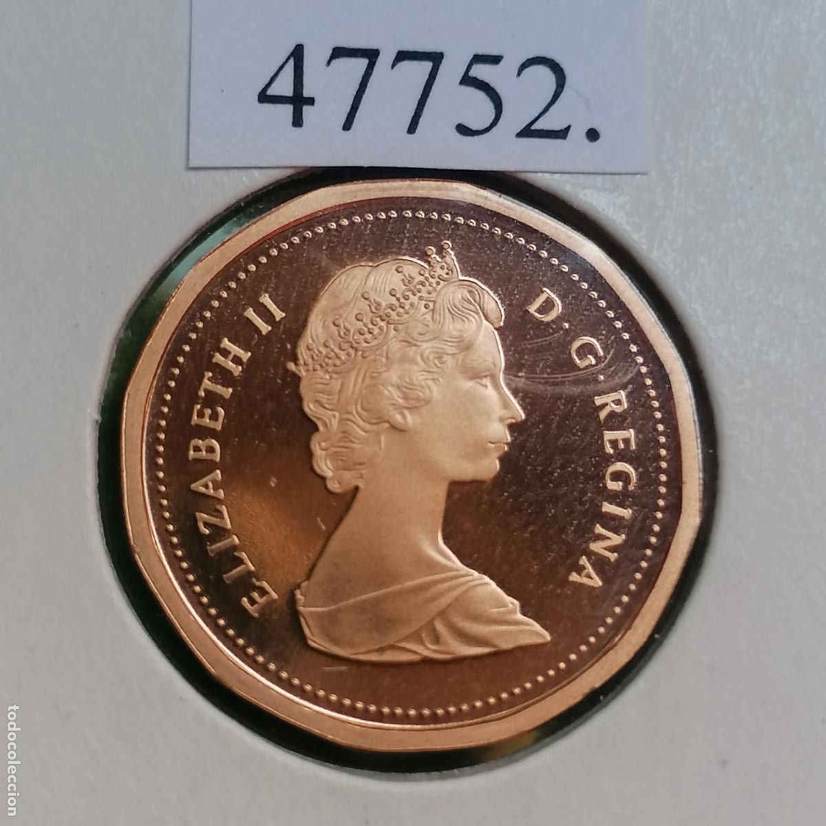 Monnaies anciennes d'Am&eacute;rique: Canad&aacute; 1 c&eacute;ntimo 1984
