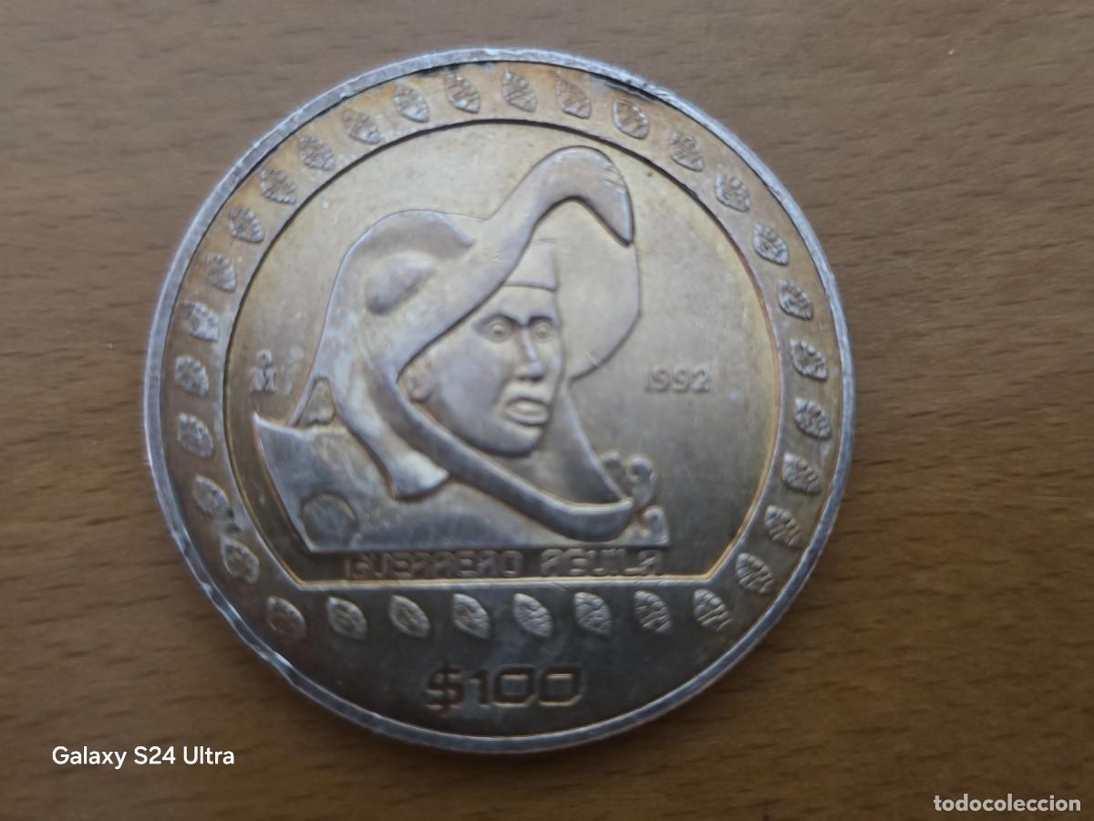 Monedas antiguas de Am&eacute;rica: ONZA DE PLATA PURA DE MEXICO 1992....GUERRERO AGUILA....PRECIOSA.....LM022.....LA DE LAS FOTOS