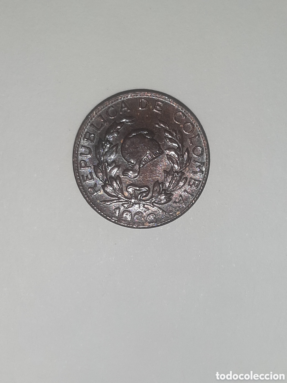 Monedas antiguas de Am&eacute;rica: COLOMBIA REPUBLICA 1 CENT. 1966