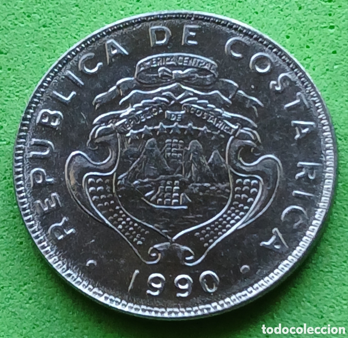 Monedas antiguas de Am&eacute;rica: Costa Rica 50 c&eacute;ntimos 1990 km#209.1