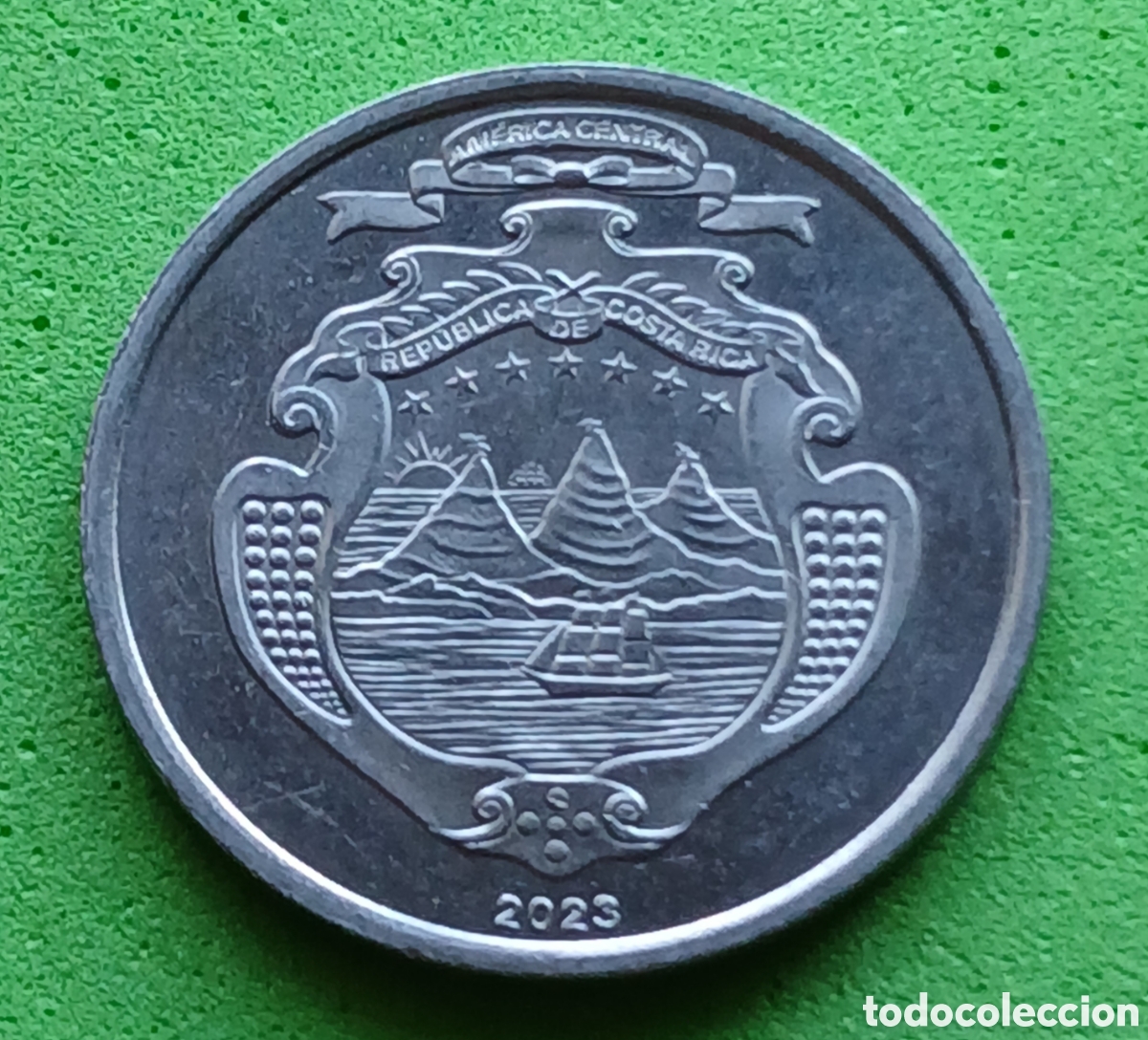 Monedas antiguas de Am&eacute;rica: Costa Rica 10 colones 2023 UC#212 poco com&uacute;n