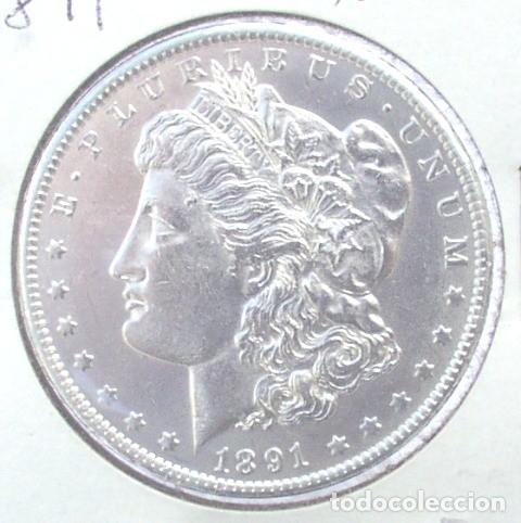 Monedas antiguas de Am&eacute;rica: USA DOLAR MORGAN 1891 PHILADELPHIA