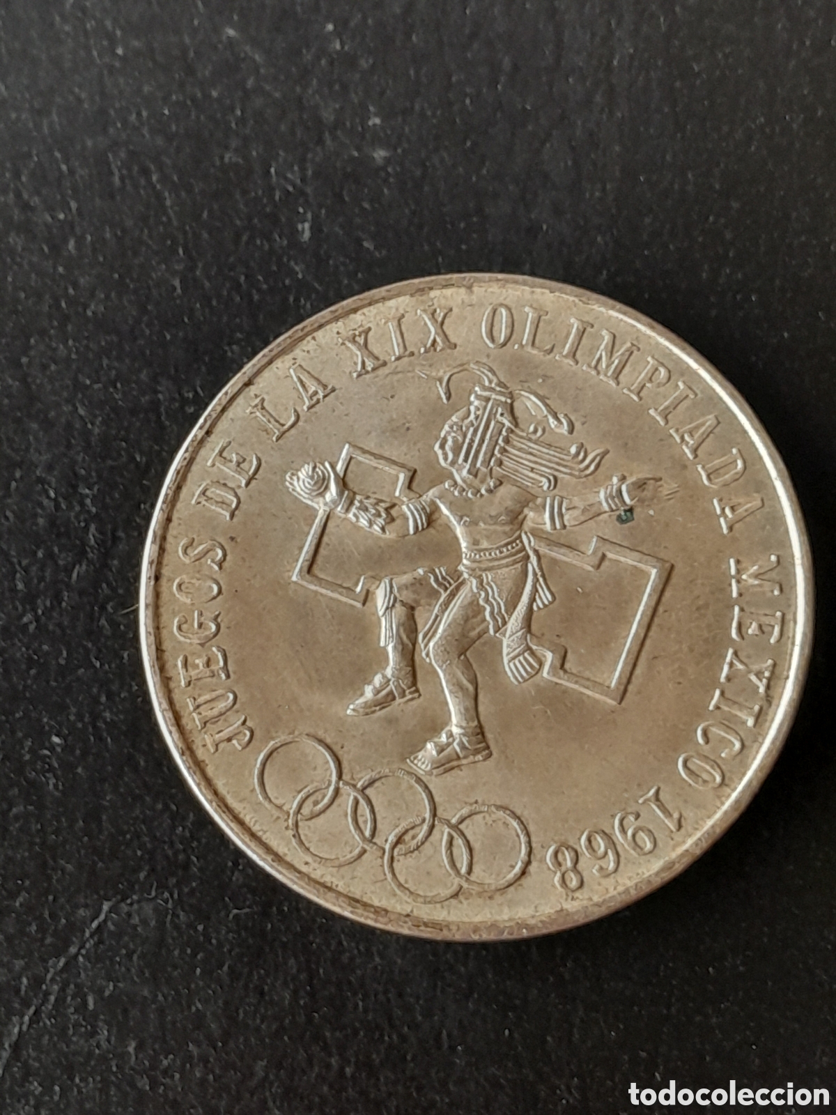 Monedas antiguas de Am&eacute;rica: Moneda plata 25 pesos mexico 1968