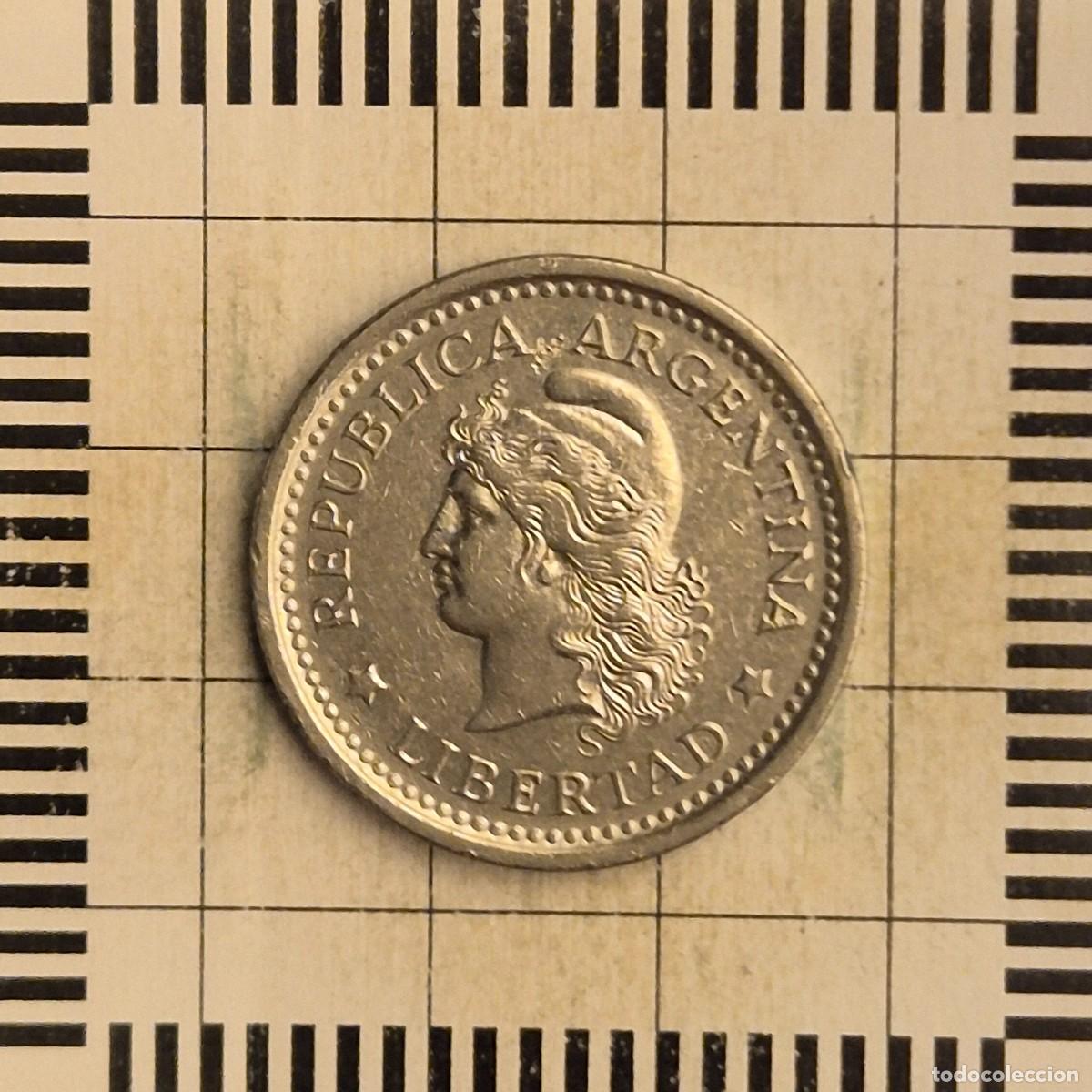 Monedas antiguas de Am&eacute;rica: 1 PESO, ARGENTINA. 1959. (KM#57).