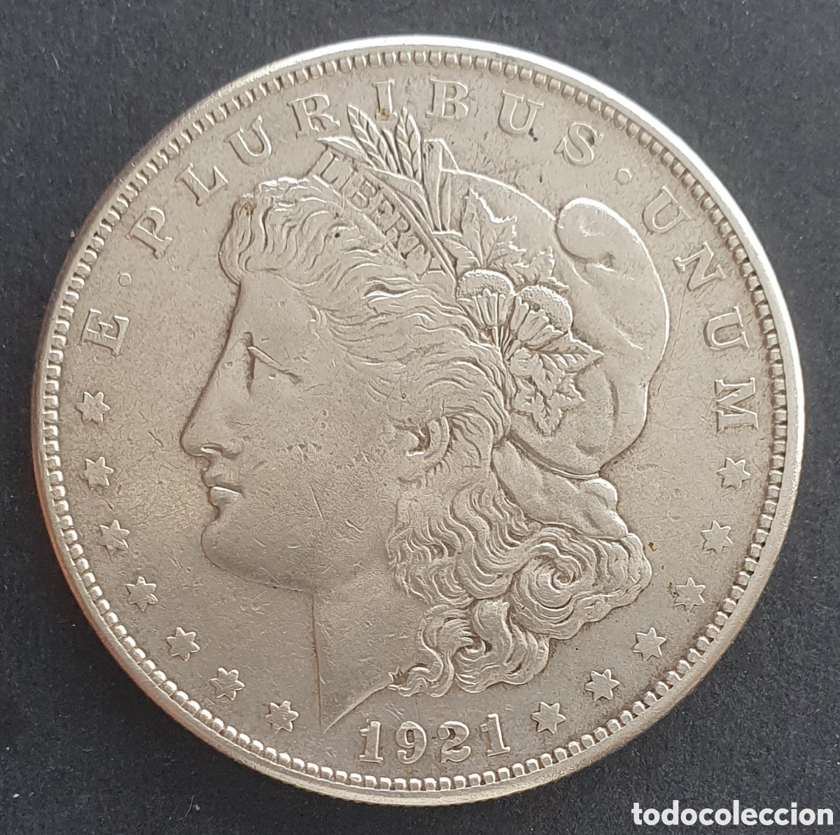 Monedas antiguas de Am&eacute;rica: EEUU &rdquo;MORGAN DOLLAR&rdquo; 1921 PLATA SAN FRANCISCO