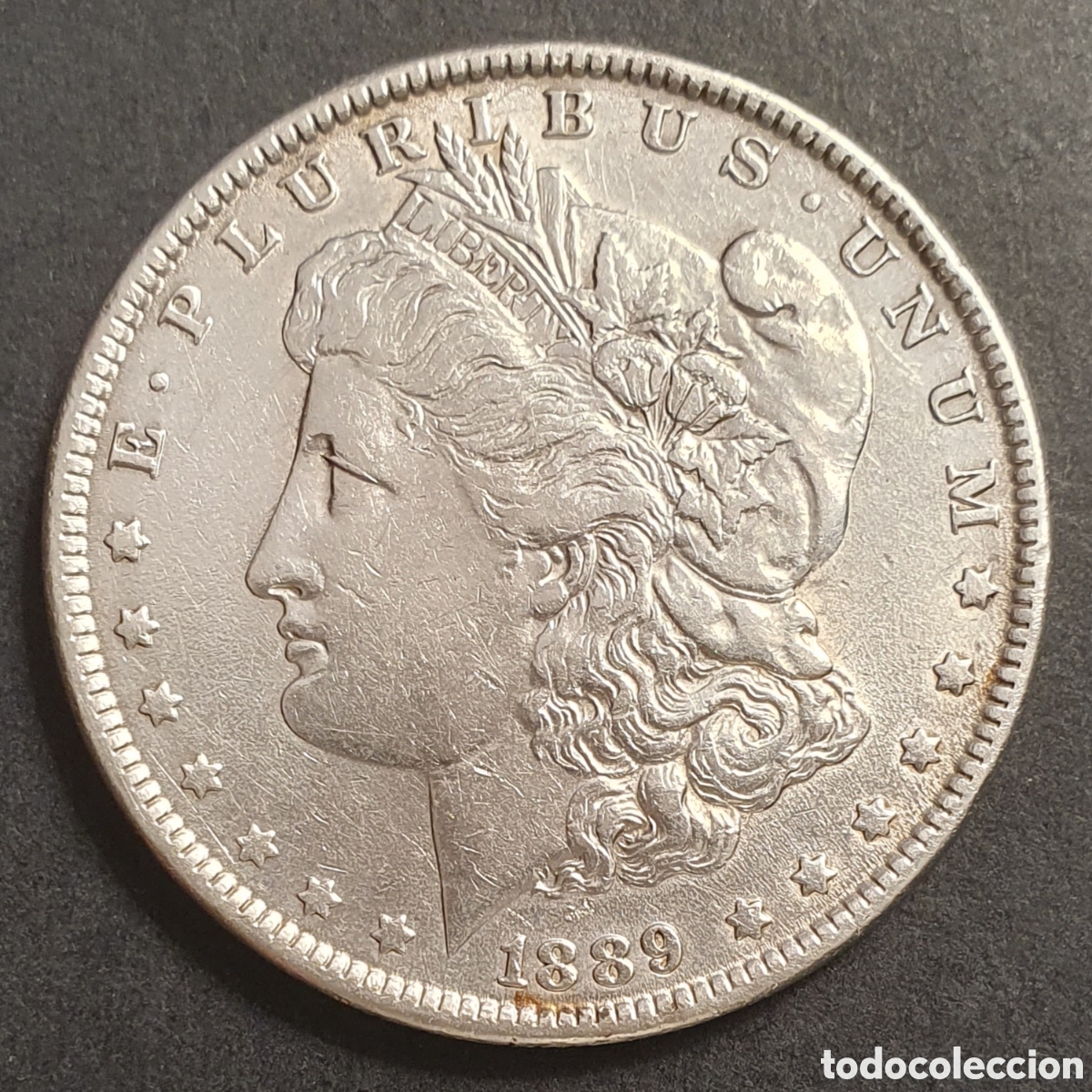 Monedas antiguas de Am&eacute;rica: EEUU &rdquo;MORGAN DOLLAR&rdquo; 1889 PLATA FILADELFIA