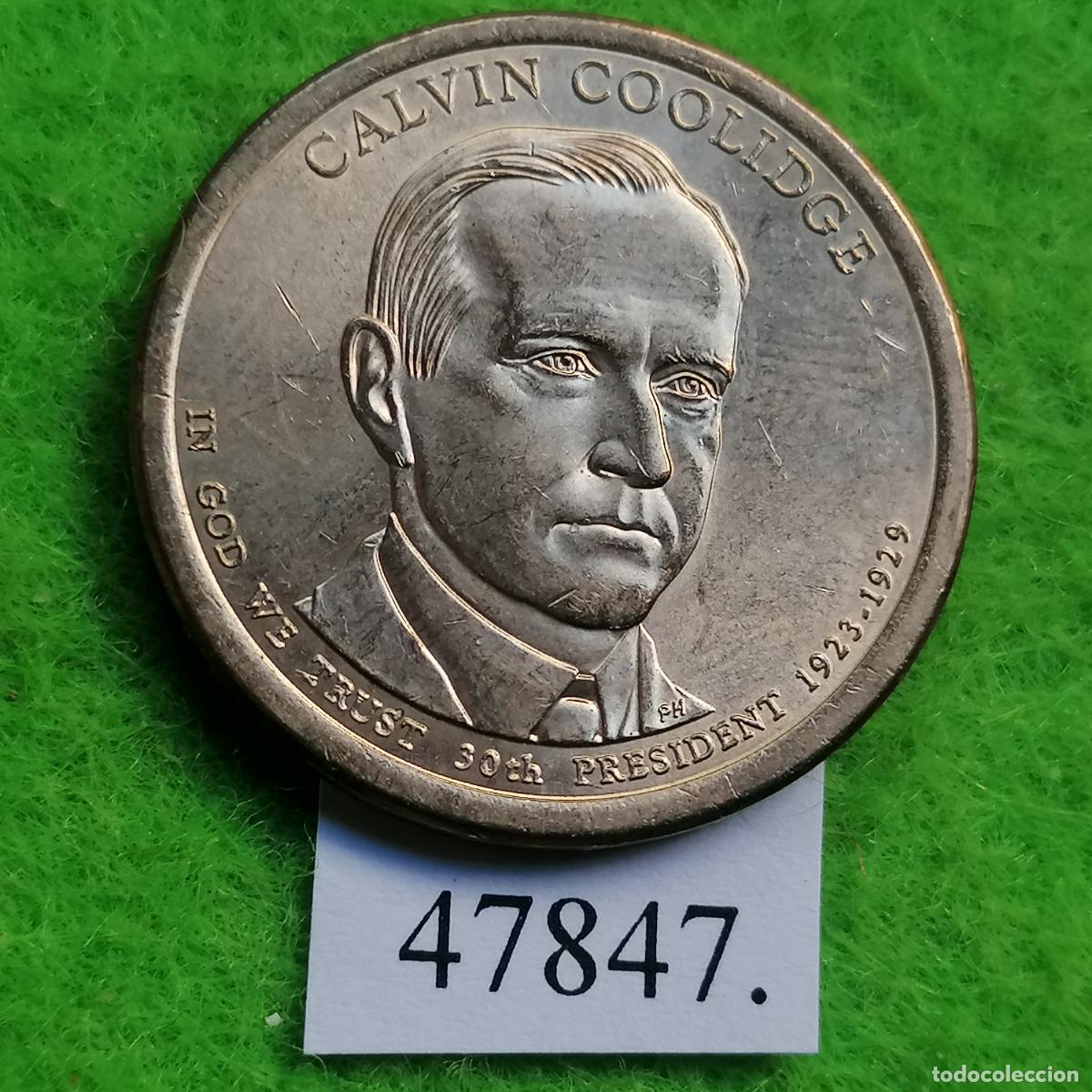 Monedas antiguas de Am&eacute;rica: Estados Unidos Am&eacute;rica, 1 dolar 2014 P, Calvin Coolidge, USA