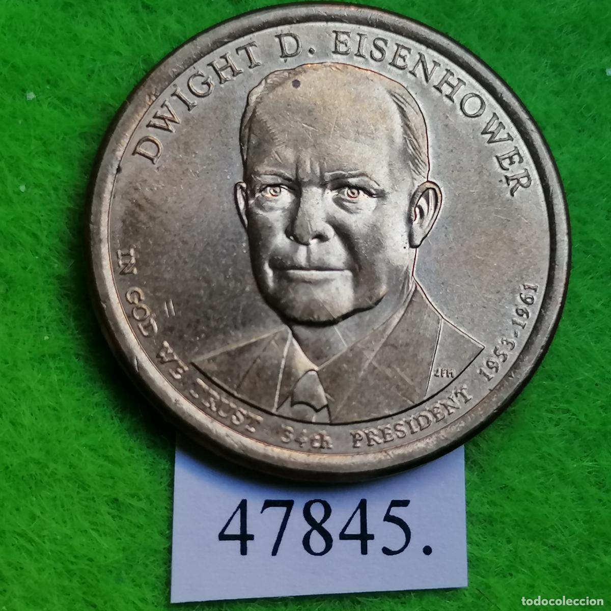 Monedas antiguas de Am&eacute;rica: Estados Unidos Am&eacute;rica, 1 dolar 2015 D, Dwight D. Eisenhower, USA