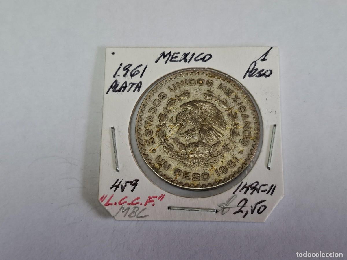 Monedas antiguas de Am&eacute;rica: 1 PESO de PALTA de 1961 KM 459 MEXICO en MBC