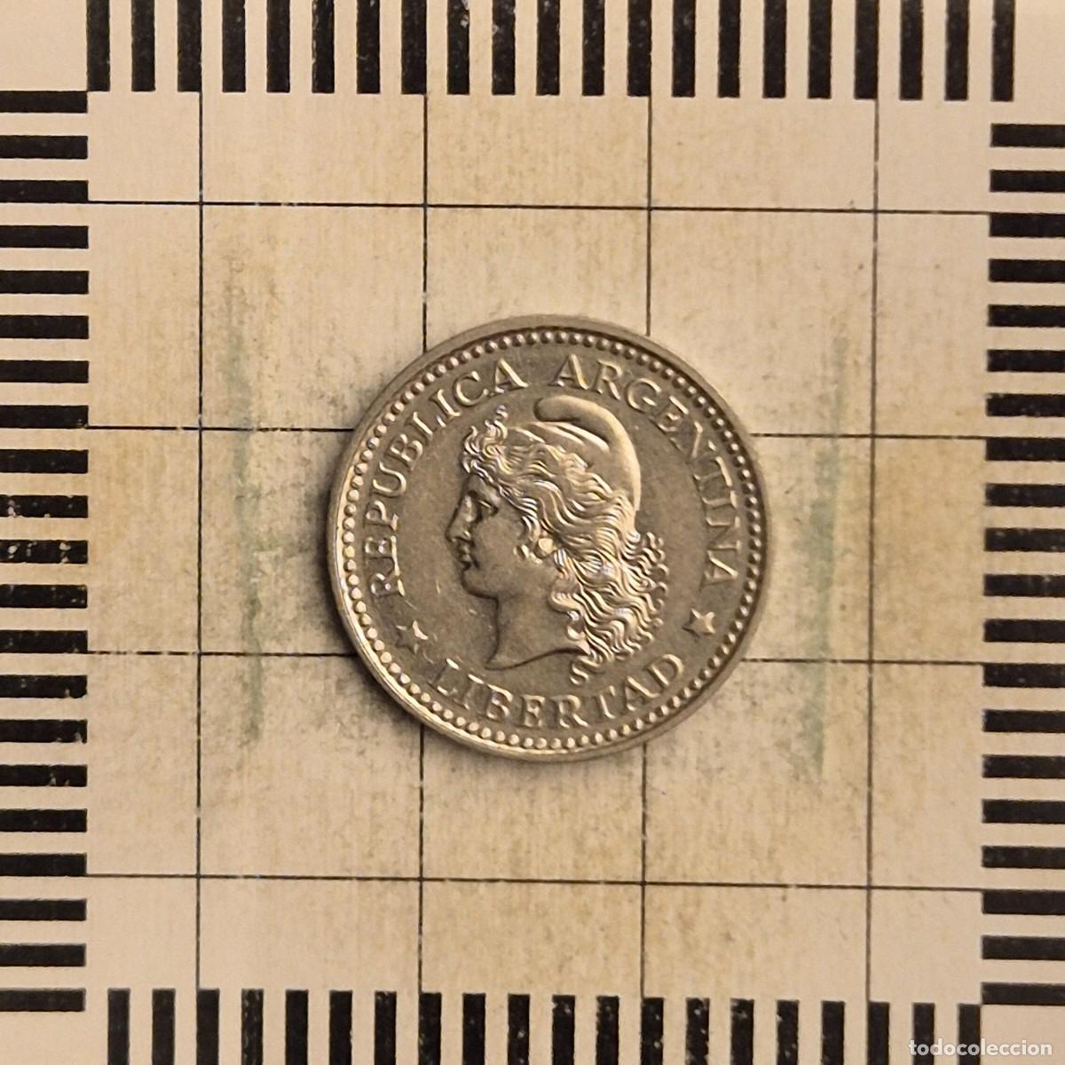 Monedas antiguas de Am&eacute;rica: 10 CENTAVOS, ARGENTINA. 1957. (KM#54).