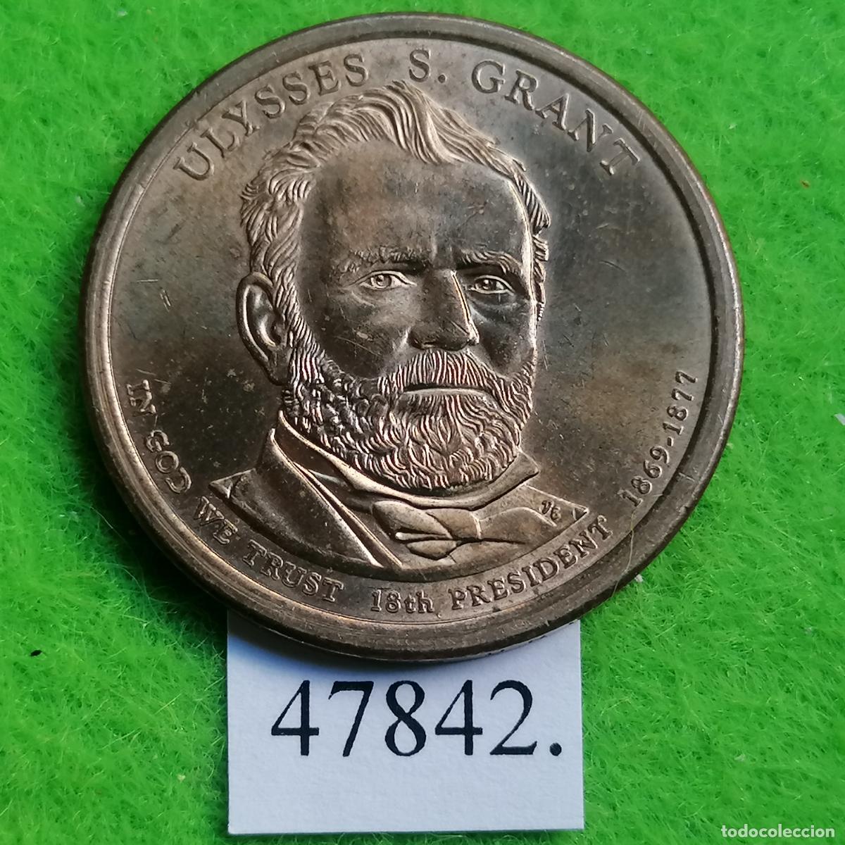 Monedas antiguas de Am&eacute;rica: Estados Unidos Am&eacute;rica, 1 dolar 2011 D, Ulysses S. Grant, USA