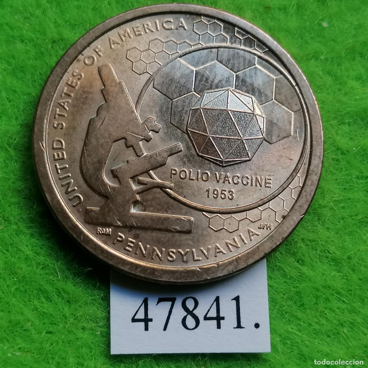 Monedas antiguas de Am&eacute;rica: Estados Unidos Am&eacute;rica, 1 dolar 2019 P, American Innovation Pennsylvania, USA