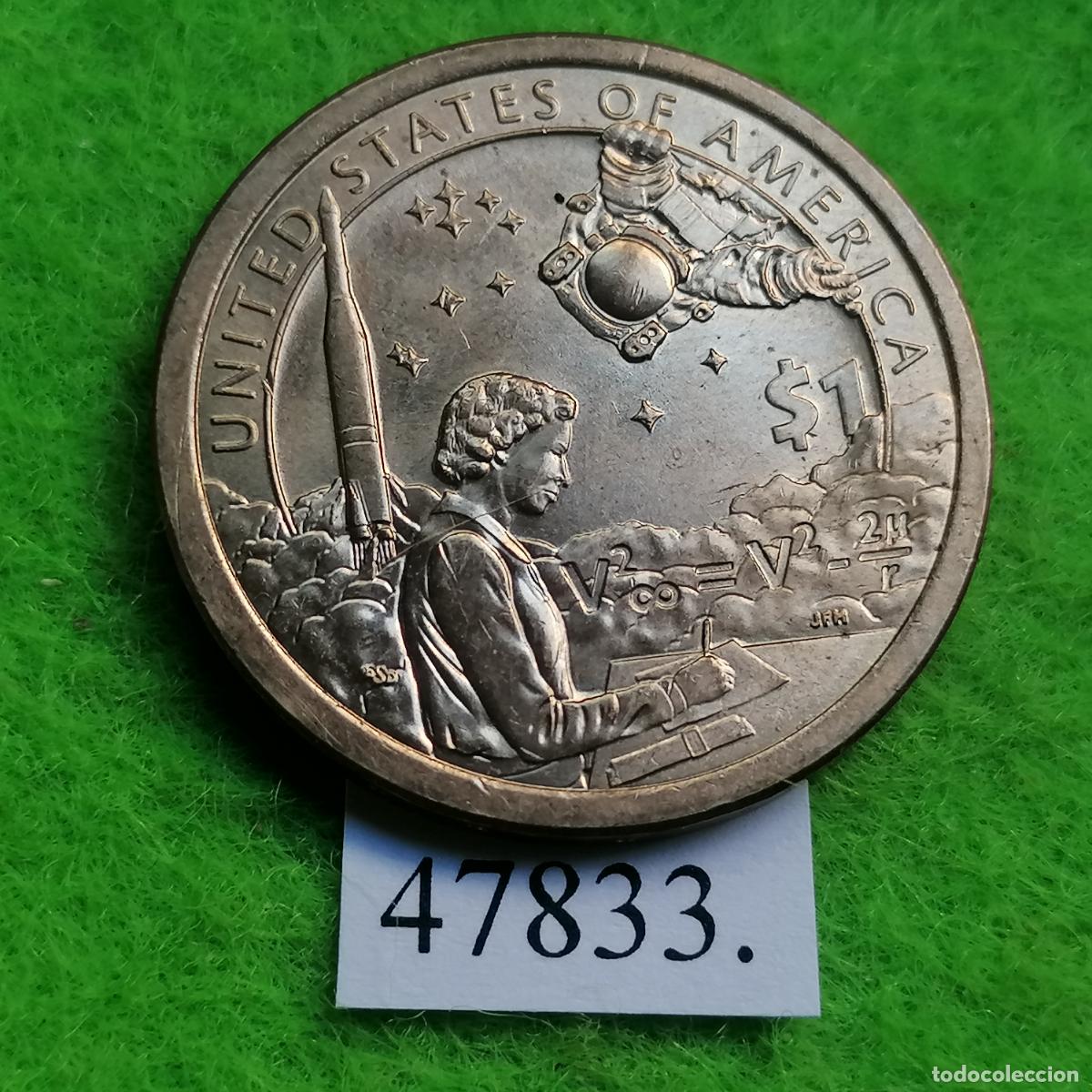 Monedas antiguas de Am&eacute;rica: Estados Unidos Am&eacute;rica, 1 dolar Sacagawea 2019 P, Mary Golda Ross, USA