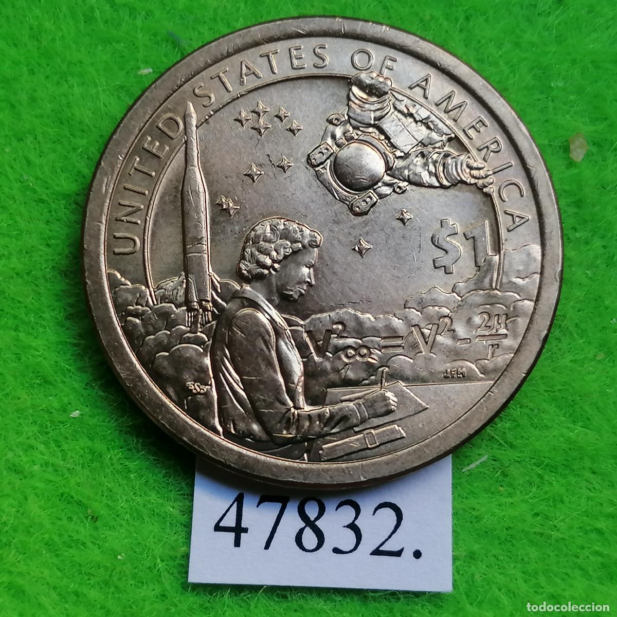 Monedas antiguas de Am&eacute;rica: Estados Unidos Am&eacute;rica, 1 dolar Sacagawea 2019 P, Mary Golda Ross, USA