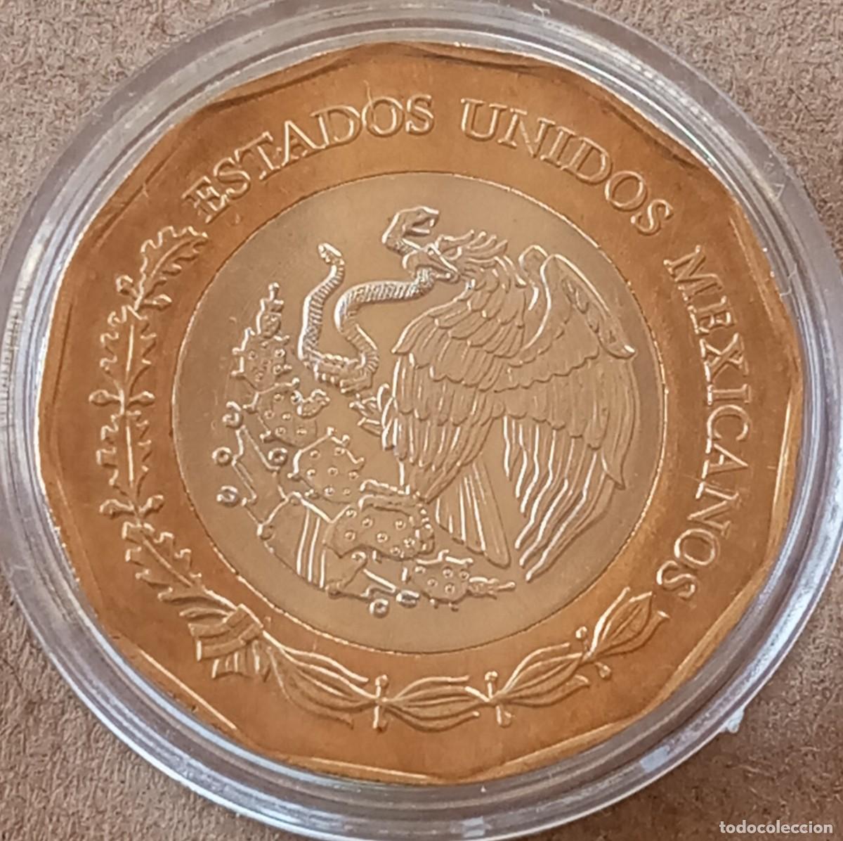 Monnaies anciennes d'Am&eacute;rique: LOTE 170- MONEDA BIMETALICA DE MEXICO . (SIN CIRCULAR)