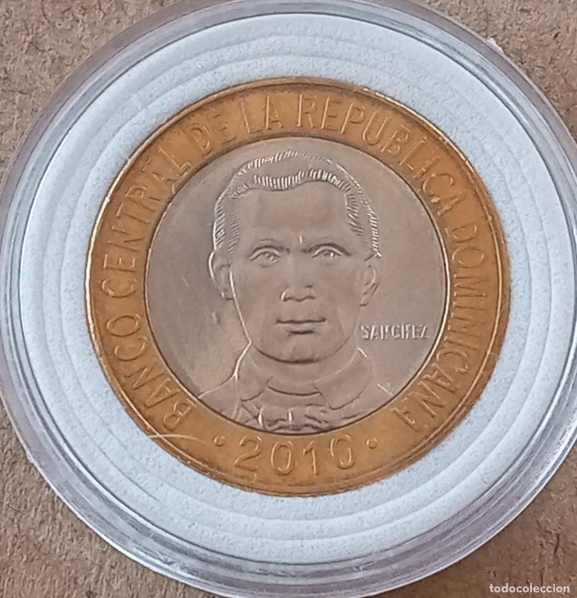 Monedas antiguas de Am&eacute;rica: LOTE 176 - MONEDA BIMETALICA DE LA REPUBLICA DOMINICANA. (SIN CIRCULAR)