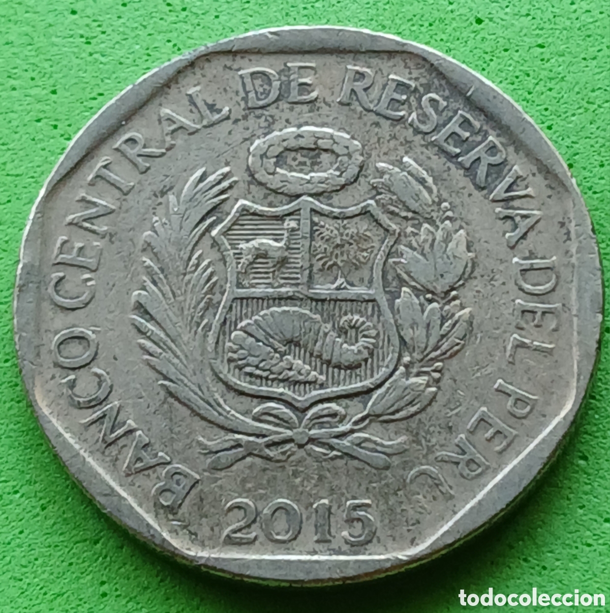 Monedas antiguas de Am&eacute;rica: Per&uacute; 1 nuevo sol 2015 km#366