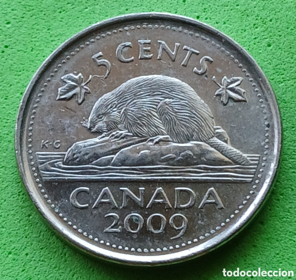 Monedas antiguas de Am&eacute;rica: Canad&aacute; 5 cents 2009 km#491