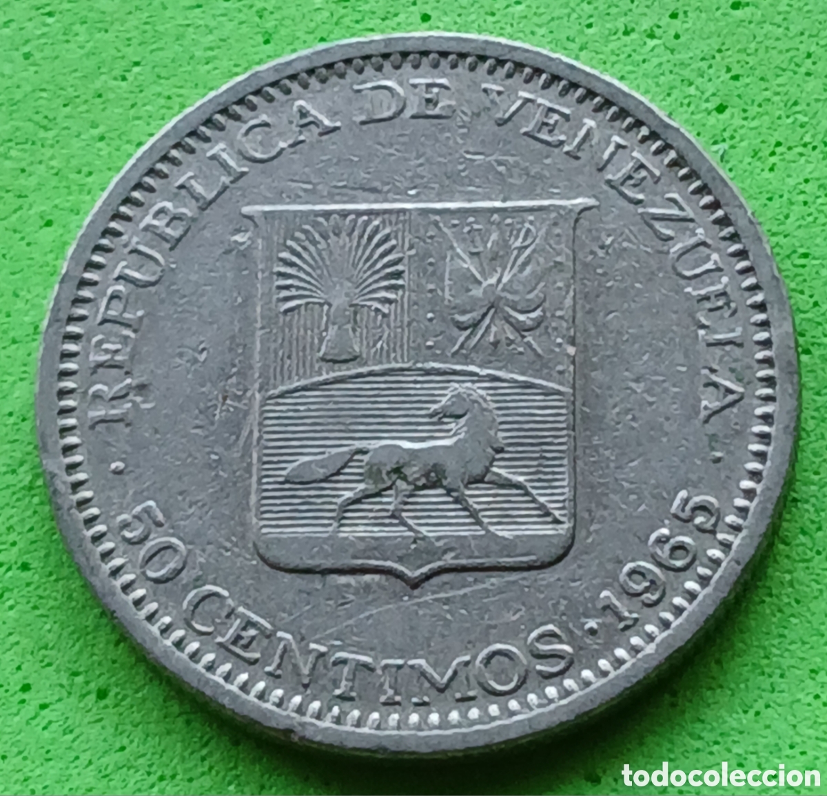 Monedas antiguas de Am&eacute;rica: Venezuela 50 c&eacute;ntimos 1965 Y#41