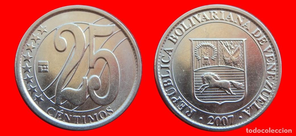 Monedas antiguas de Am&eacute;rica: 25 CENTIMOS 2007 VENEZUELA-151923